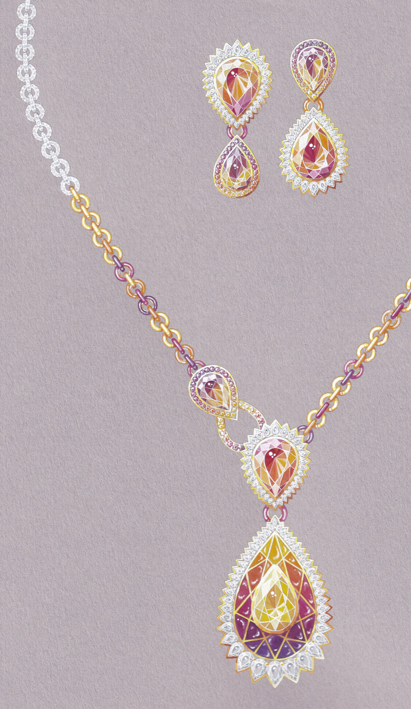 Collier et Boucles d'oreilles 